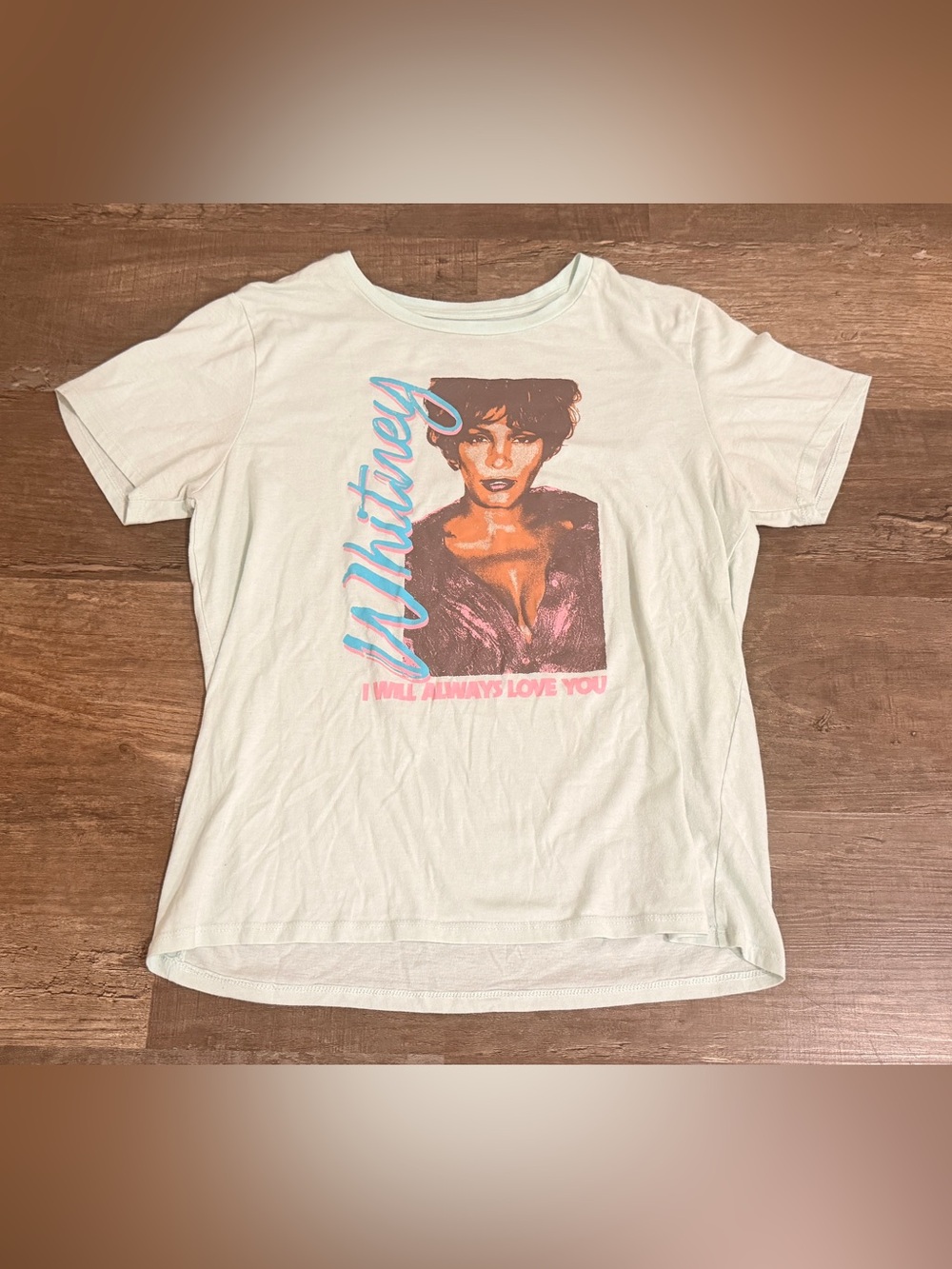 Whitney Graphic Tee - Mint Short Sleeve Women’s Top